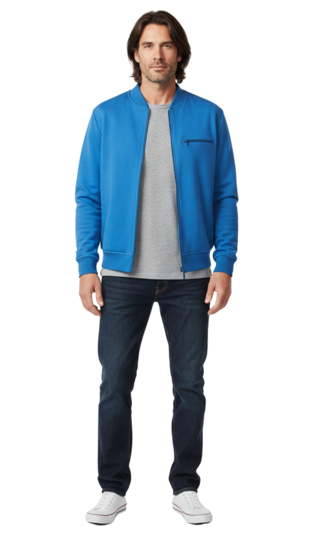 Lightweight Baseball Fleece Jacket