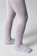 Conte-Kids Cotton Tights Miss 617 - Lace Pattern