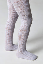 Conte-Kids Cotton Tights Miss 617 - Lace Pattern