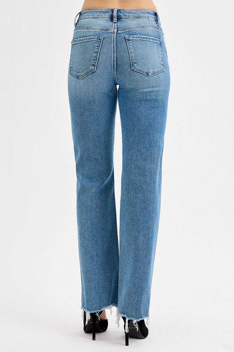 Tummy Control Wide Leg Jeans