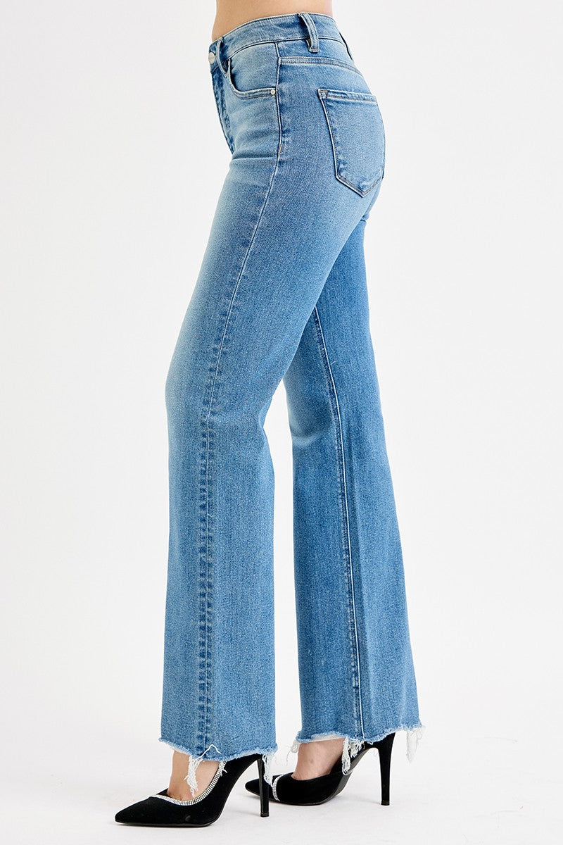 Tummy Control Wide Leg Jeans