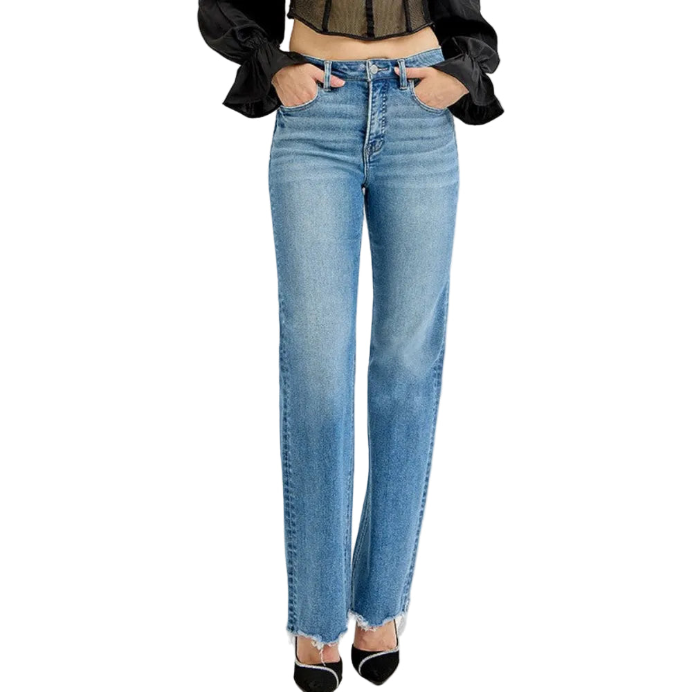 Tummy Control Wide Leg Jeans