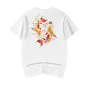 KH852 Golden Koi Fish Embroidery Tee
