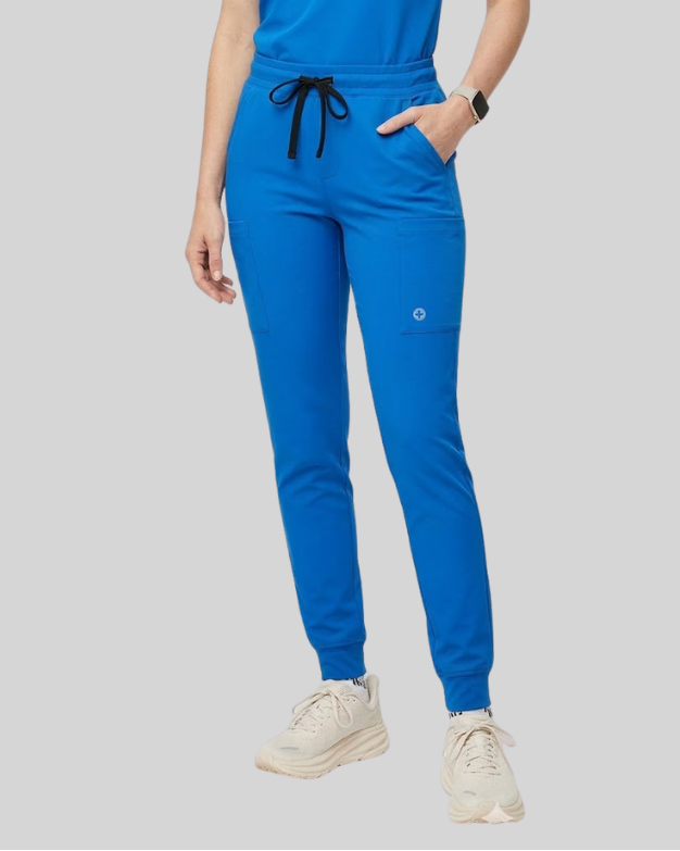 "Boyfriend Fit" Scrub Joggers - Cobalt