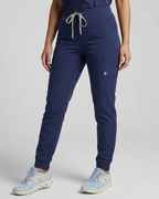 "Boyfriend Fit" Scrub Joggers - Navy