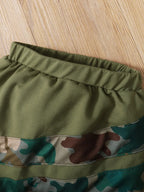 Children's Camouflage Top and Pants Set