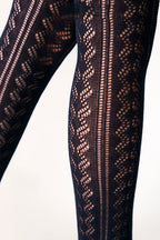 Conte-Kids Cotton Tights Miss 617 - Lace Pattern