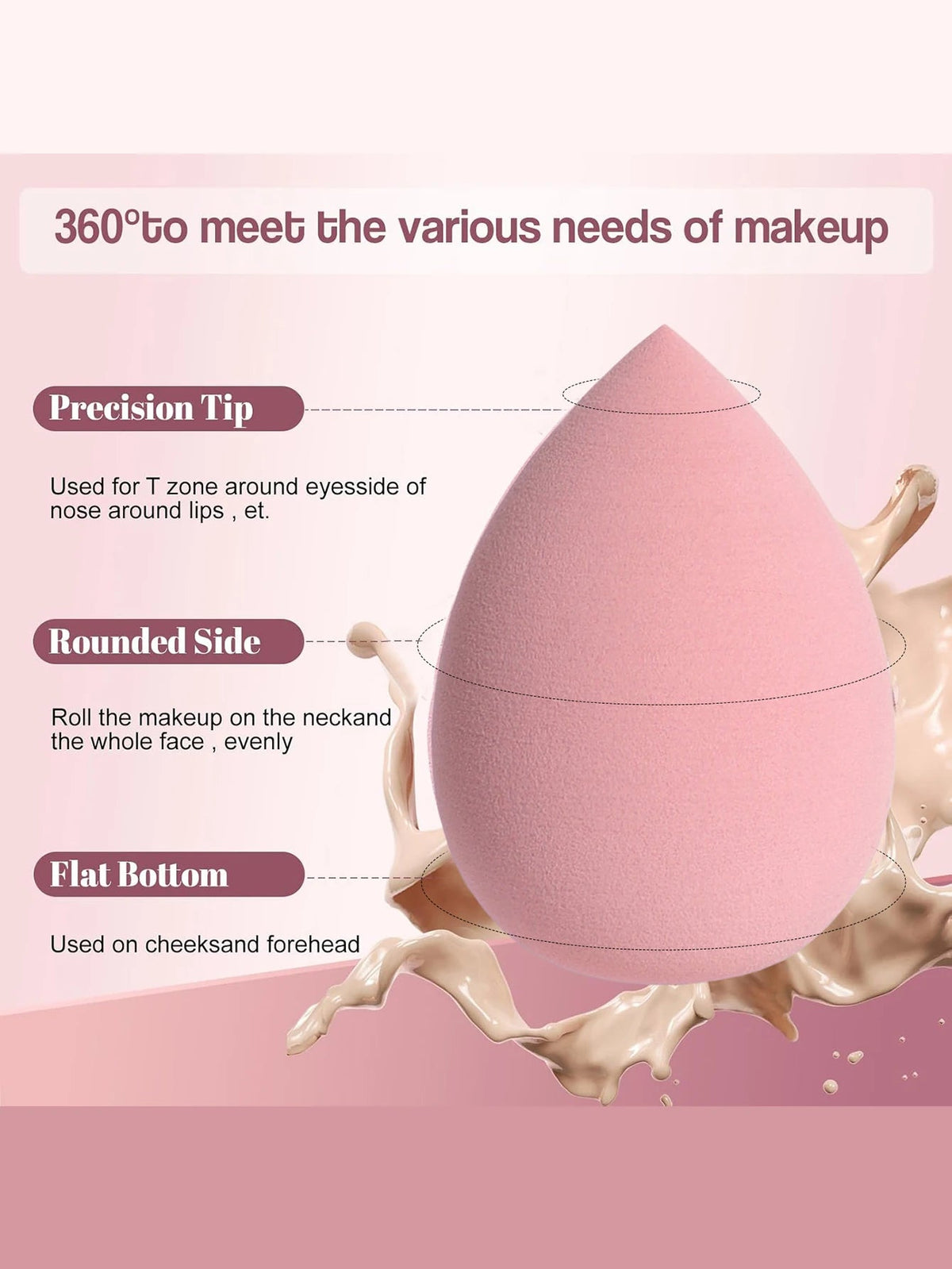 4 or 8 Piece Makeup Blender Sponges - Pendo Store