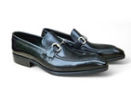 Carrucci Calfskin Loafer - Black