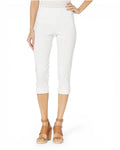 Krazy Larry P511 Pull-On Capri Pants - White