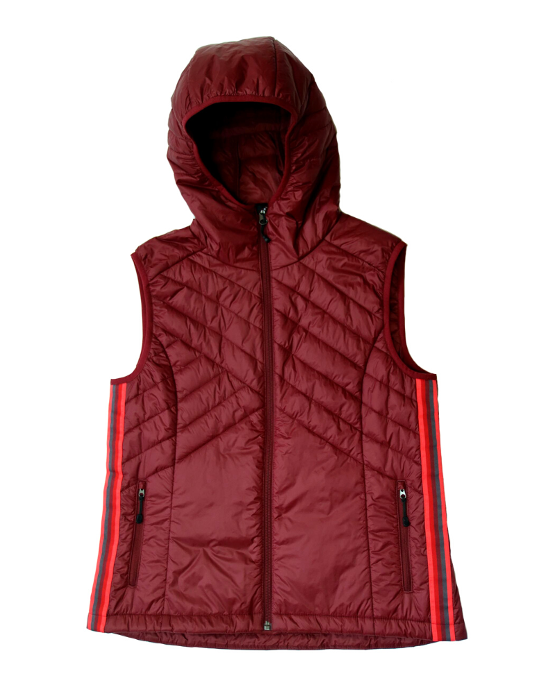 Eco-Friendly Down Hooded Vest