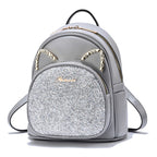 Large-Capacity Fashion All-Match Backpack New PU Leather Business Backpacks For Ladies And Girls Fashion Designer Teenage Girls Student School Bags