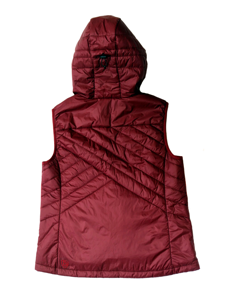 Eco-Friendly Down Hooded Vest