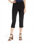 Krazy Larry P511 Pull-On Capri Pants - Black