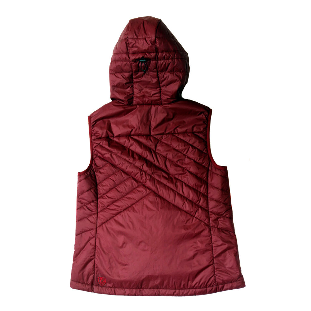 Eco-Friendly Down Hooded Vest