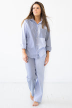 Amalfi Striped Full Length Pajama Set