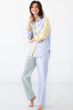 Amalfi Striped Full Length Pajama Set