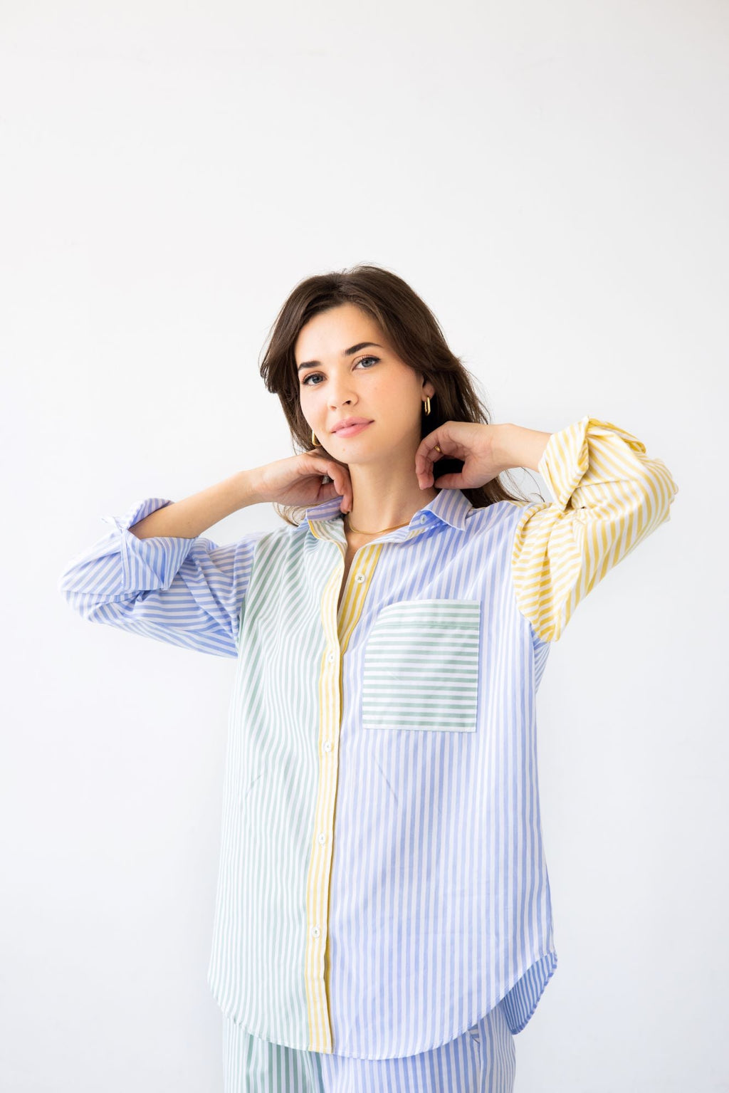 Amalfi Striped Full Length Pajama Set