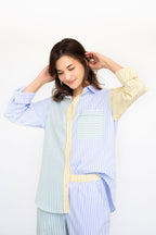 Amalfi Striped Full Length Pajama Set