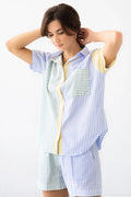 Amalfi Striped Resort Short Set