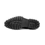 Black derby brogue shoes