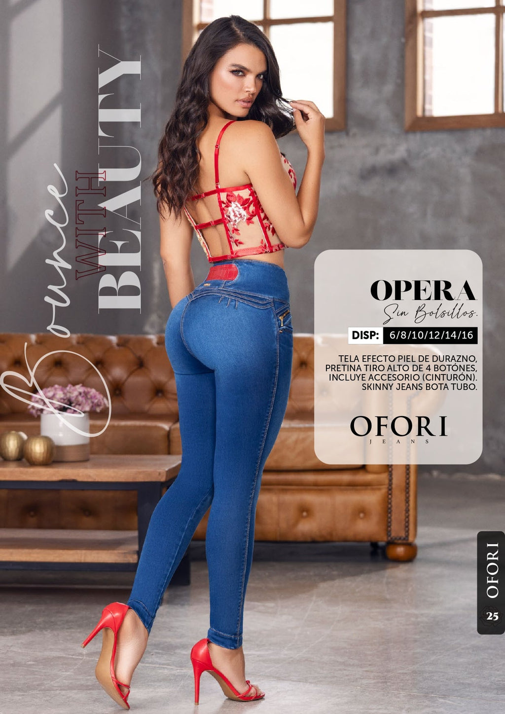 Ultra High-Rise Push Up Jeans
