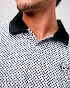 Labyrinth Polo - White / Black