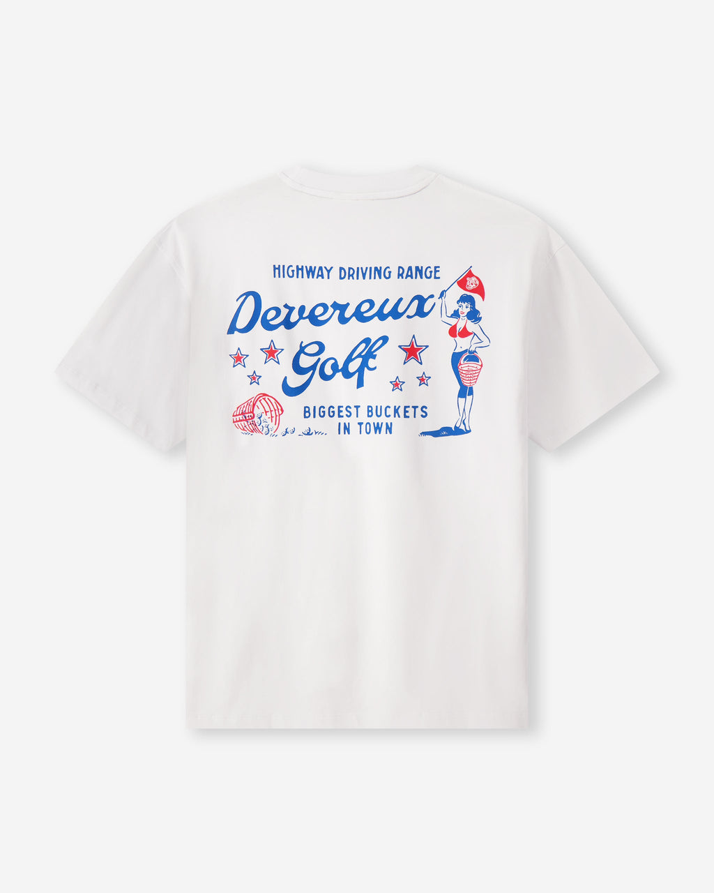 Range Buckets Tee - White