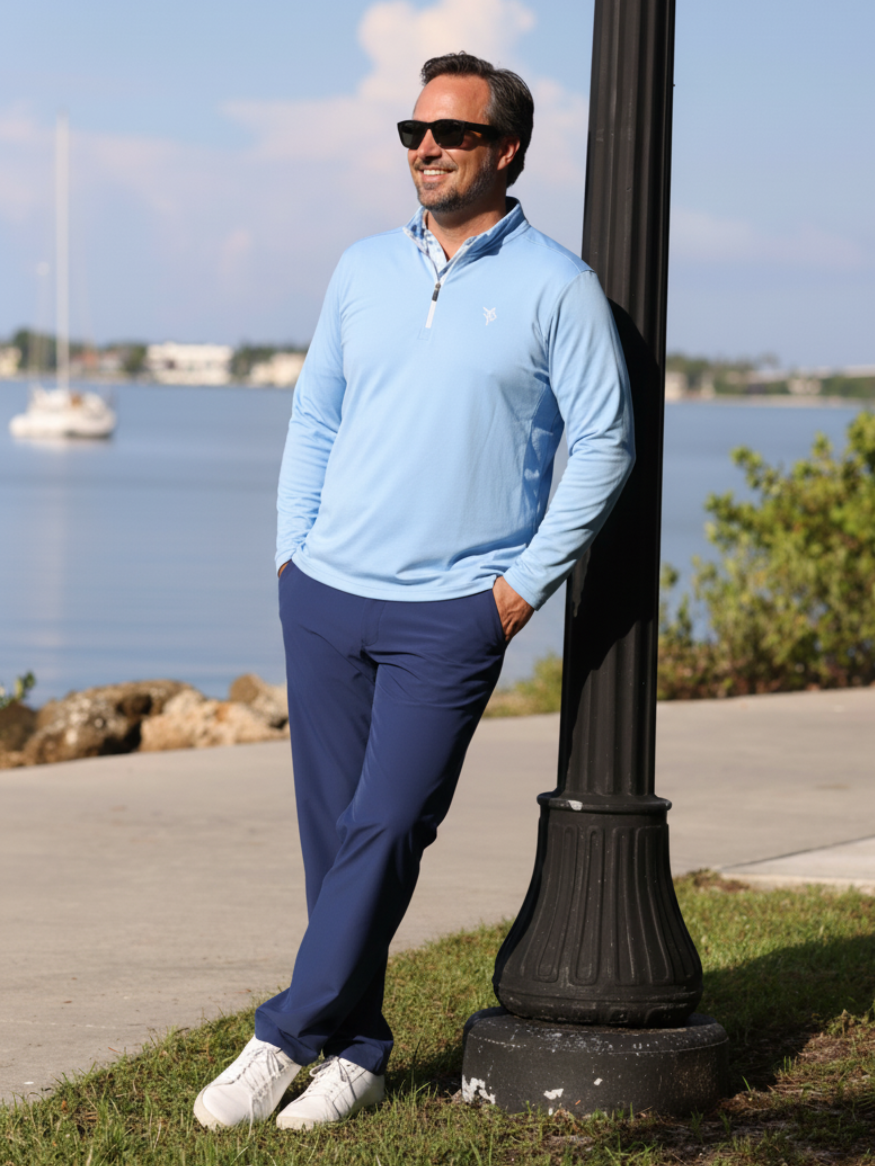 Navy Versatile Performance Pants