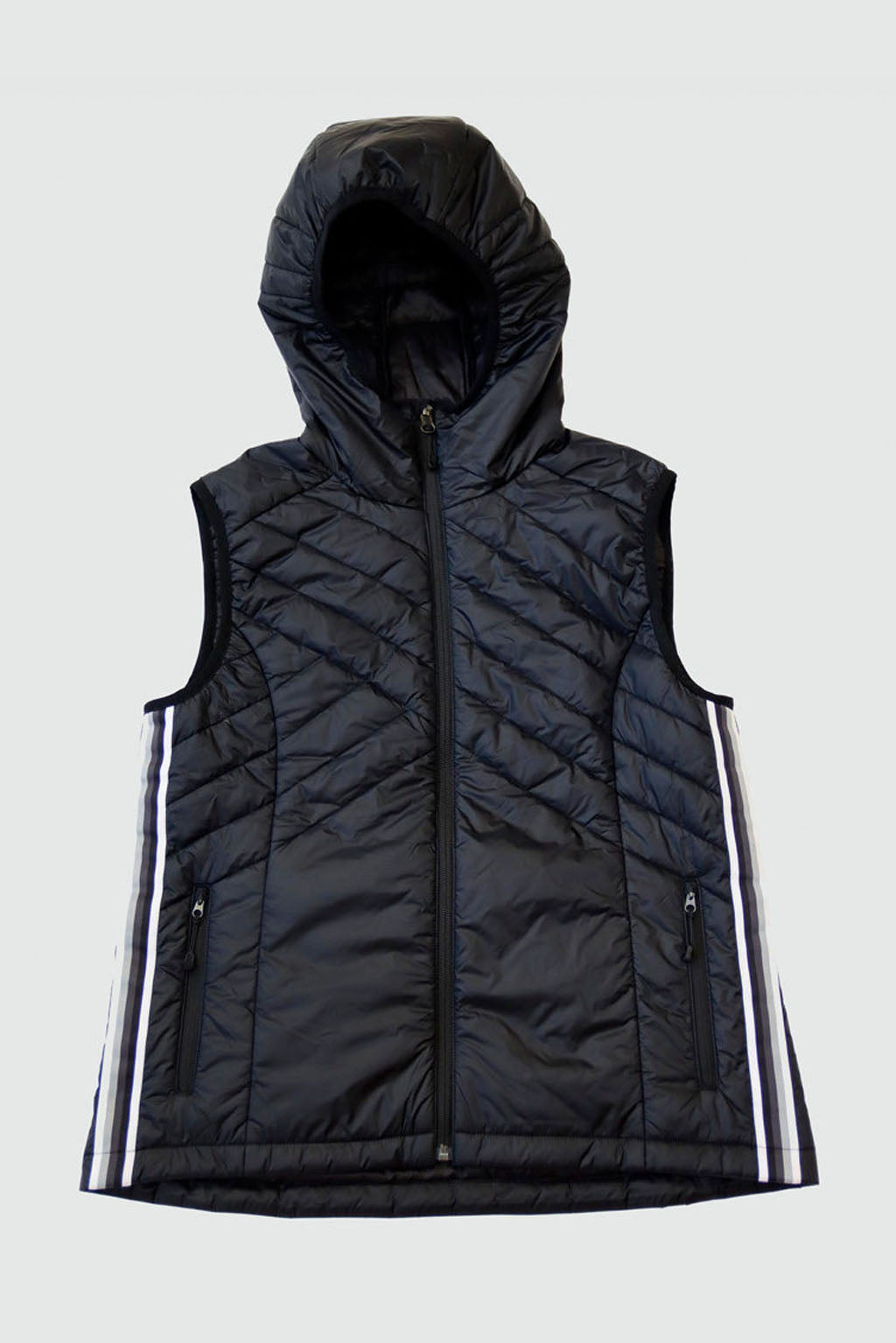 Eco-Friendly Down Hooded Vest