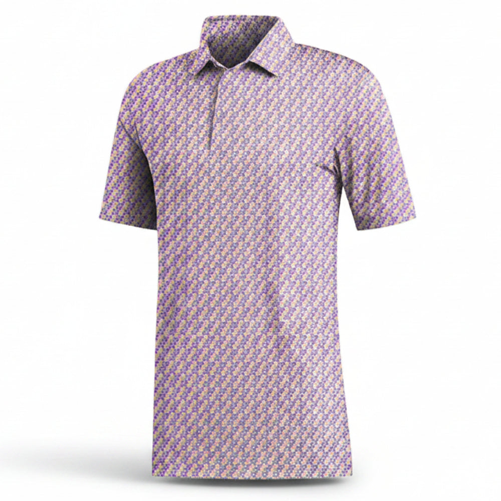 Fleur de Lis Polo - Purple