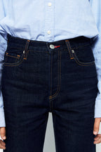 Manhattan High Rise Straight Ankle Jeans HJ160