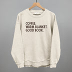 Coffee Warm Blanket Good Book