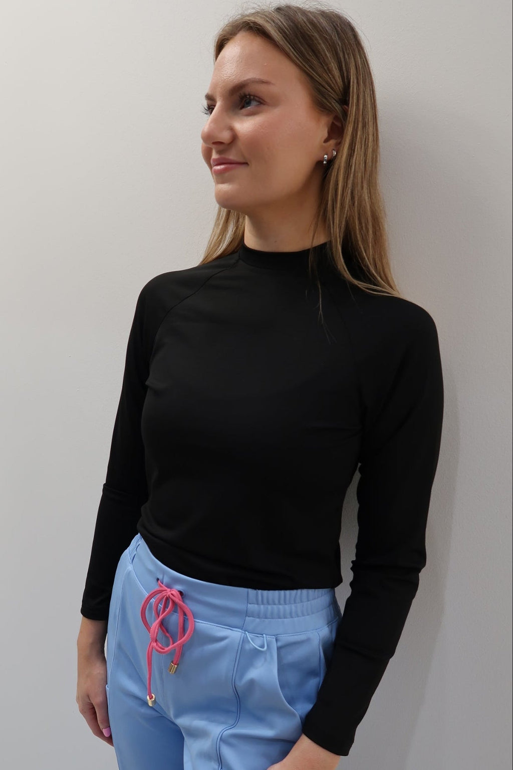 Long Sleeve Scrub Top