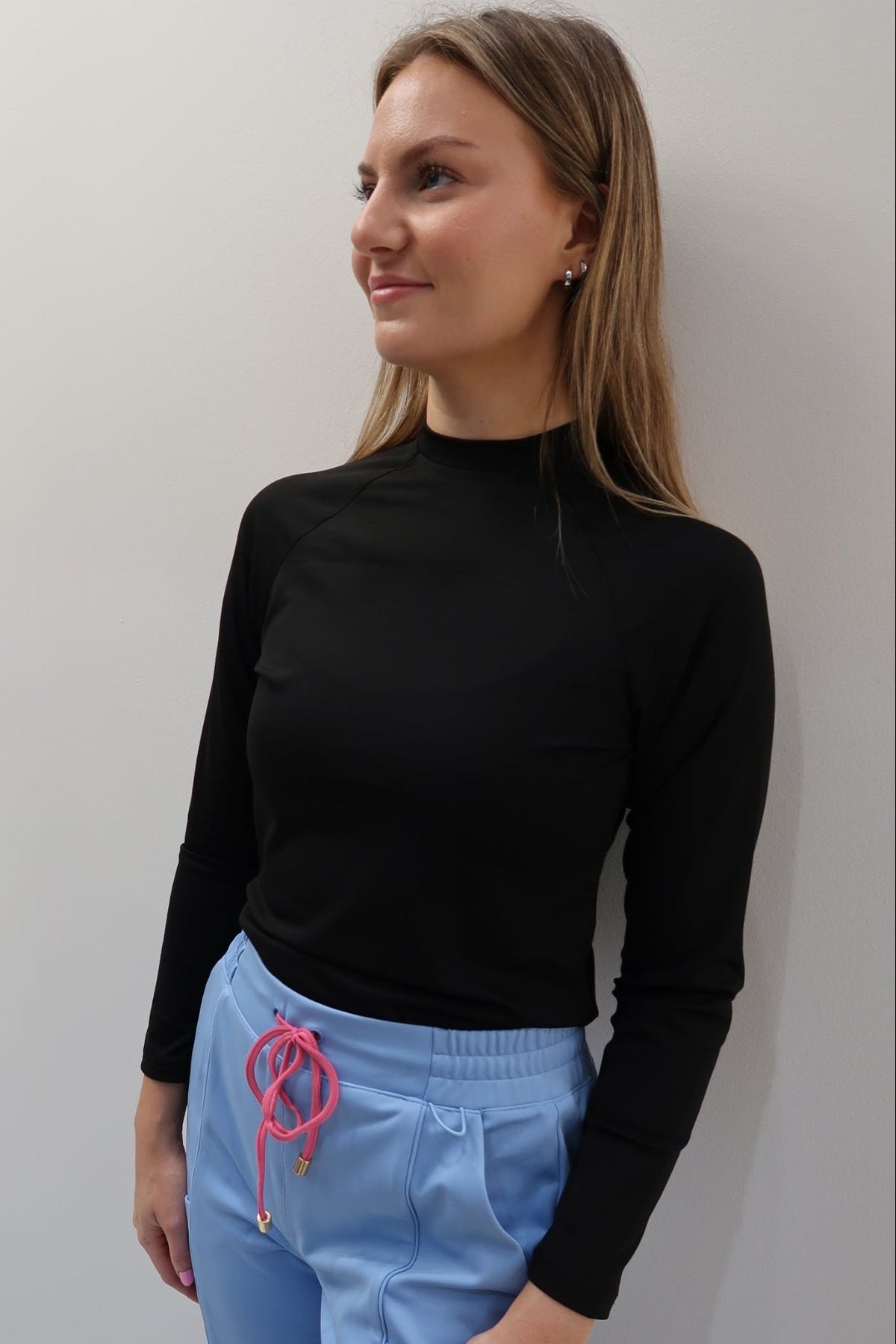 Long Sleeve Scrub Top