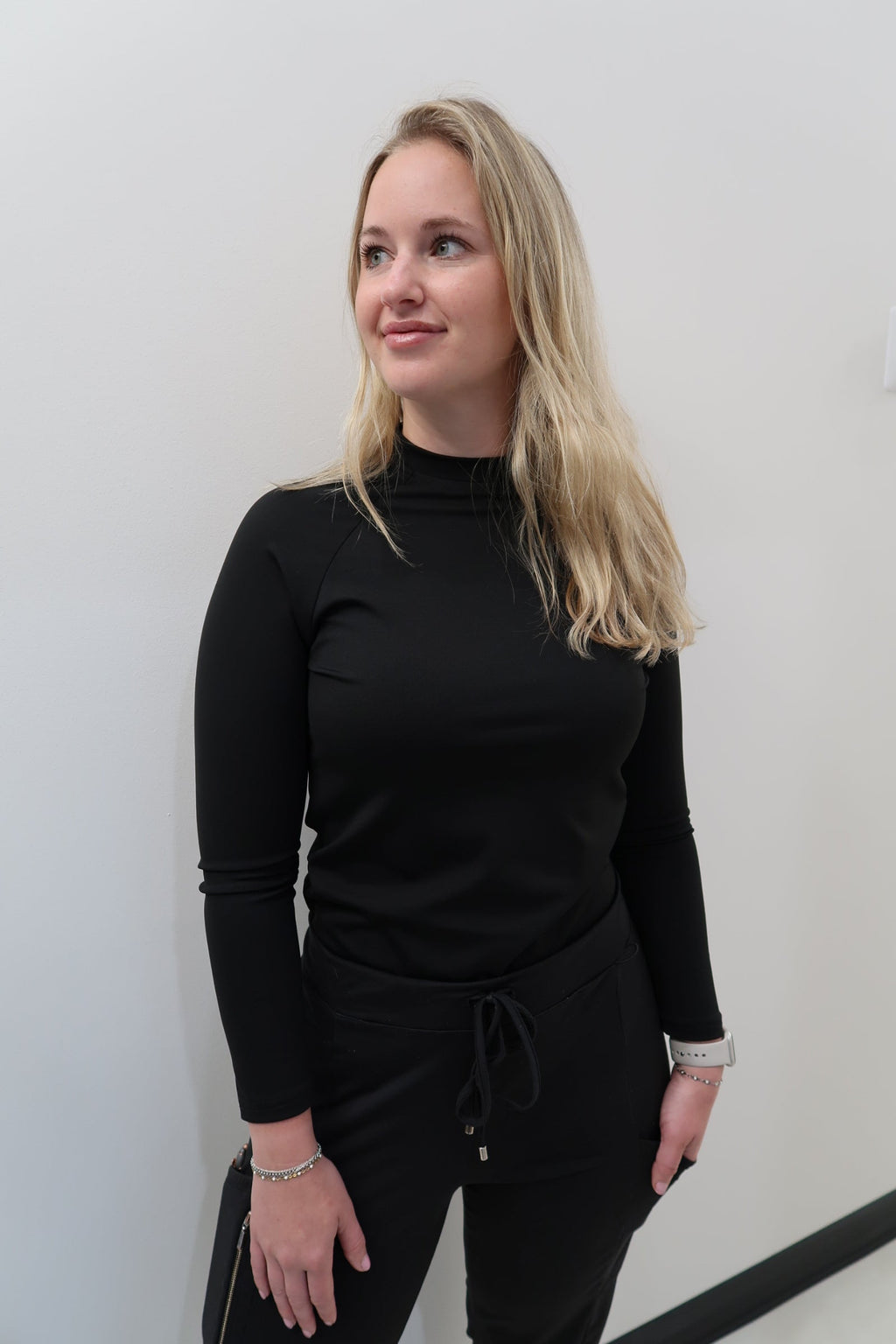 Long Sleeve Scrub Top