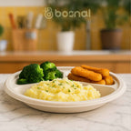 10 Inch Compostable Divided Plates