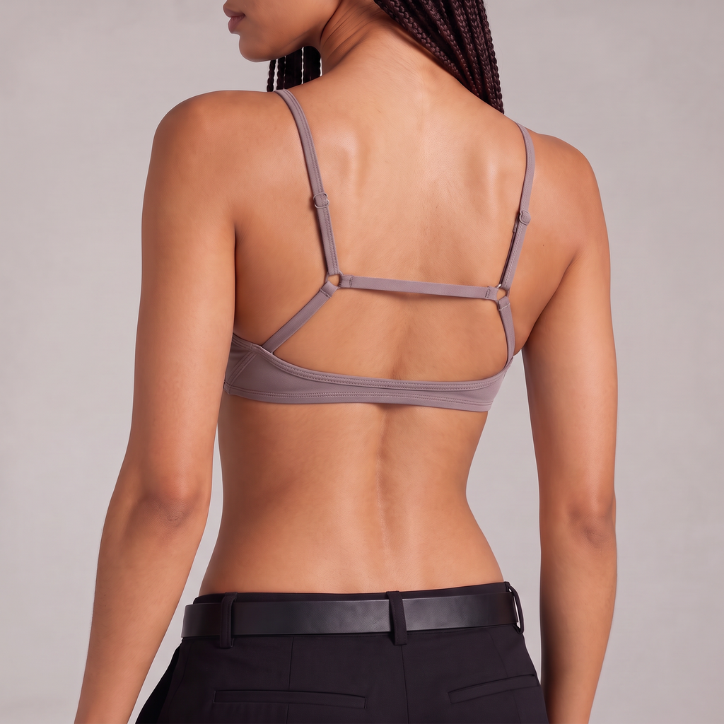 Low Scoop Workout Bra - Lilac