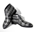 Maurice Louisville Alligator Lace-Up Boot - Grey