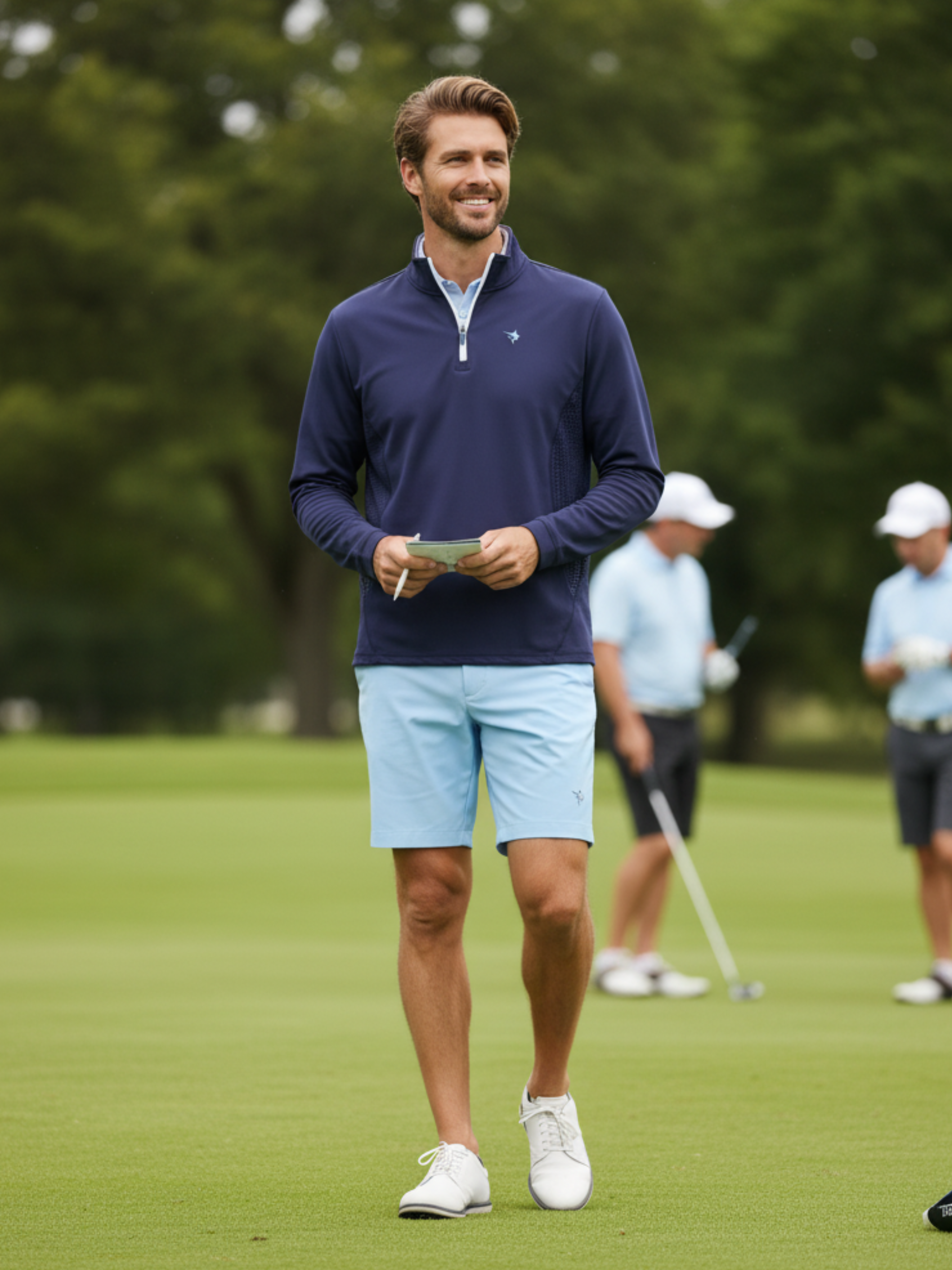 Navy Performance Quarter Zip