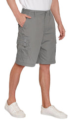 Elastic Waist Cargo Shorts
