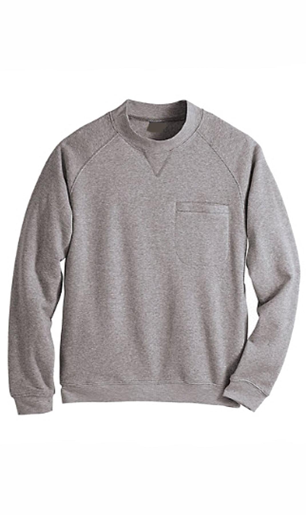 3-Pocket Raglan Fleece Sweatshirt