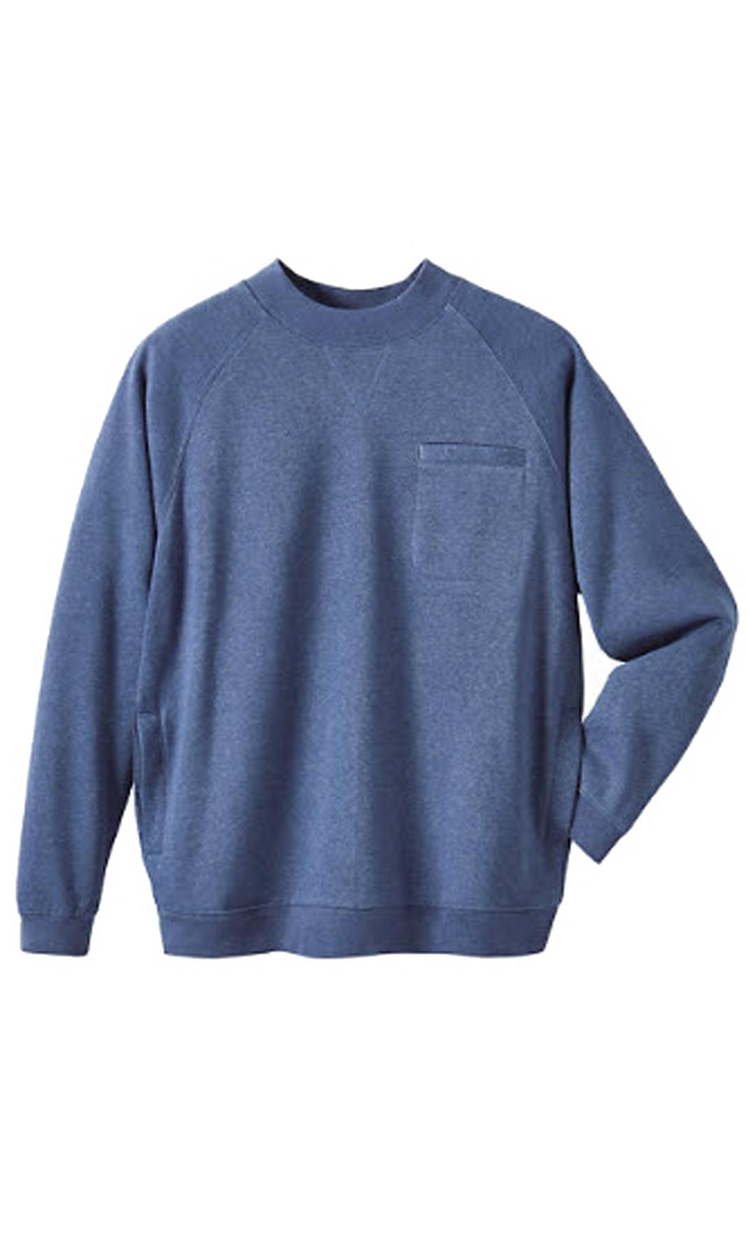 3-Pocket Raglan Fleece Sweatshirt