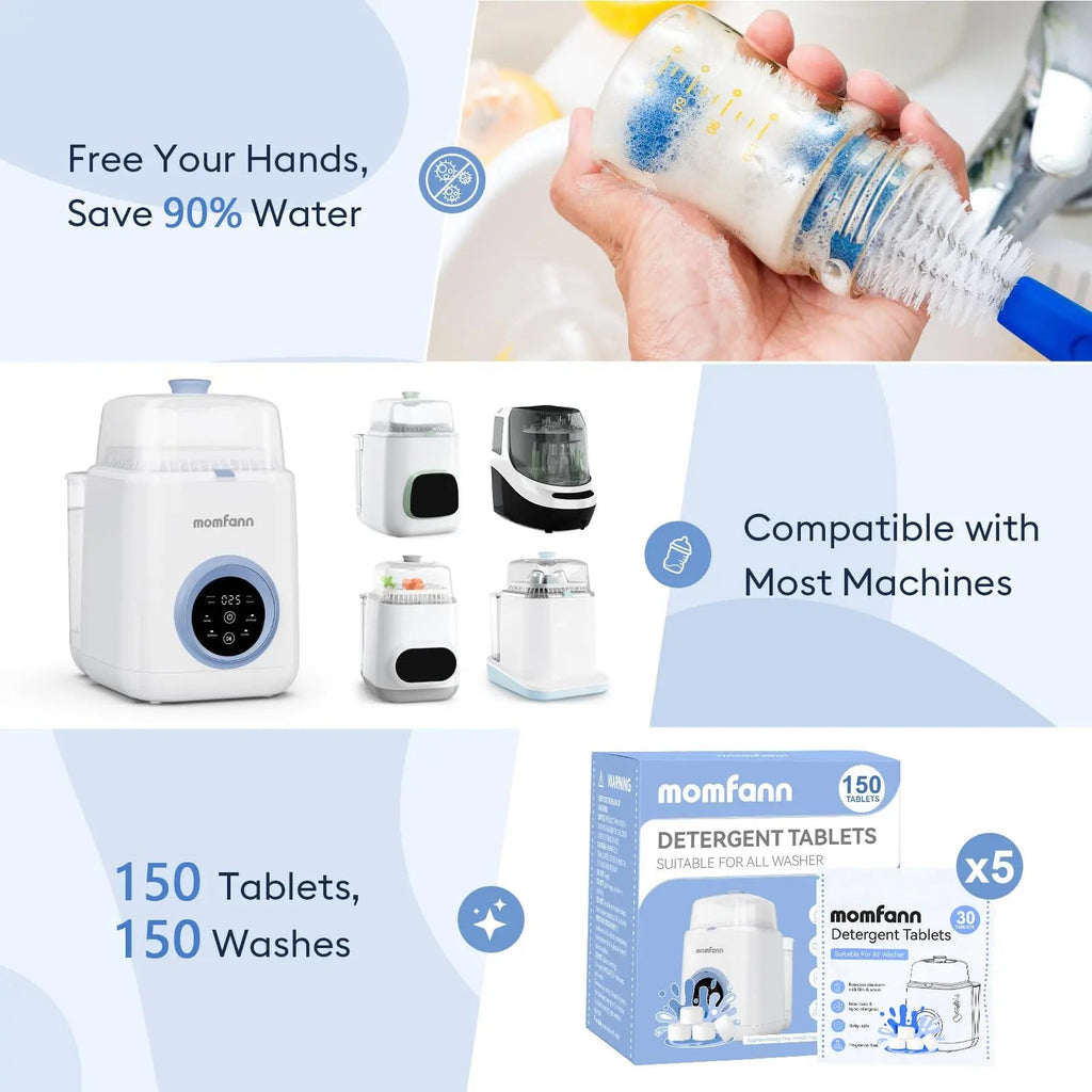 Momfann Baby Bottle Washer Detergent Tablets