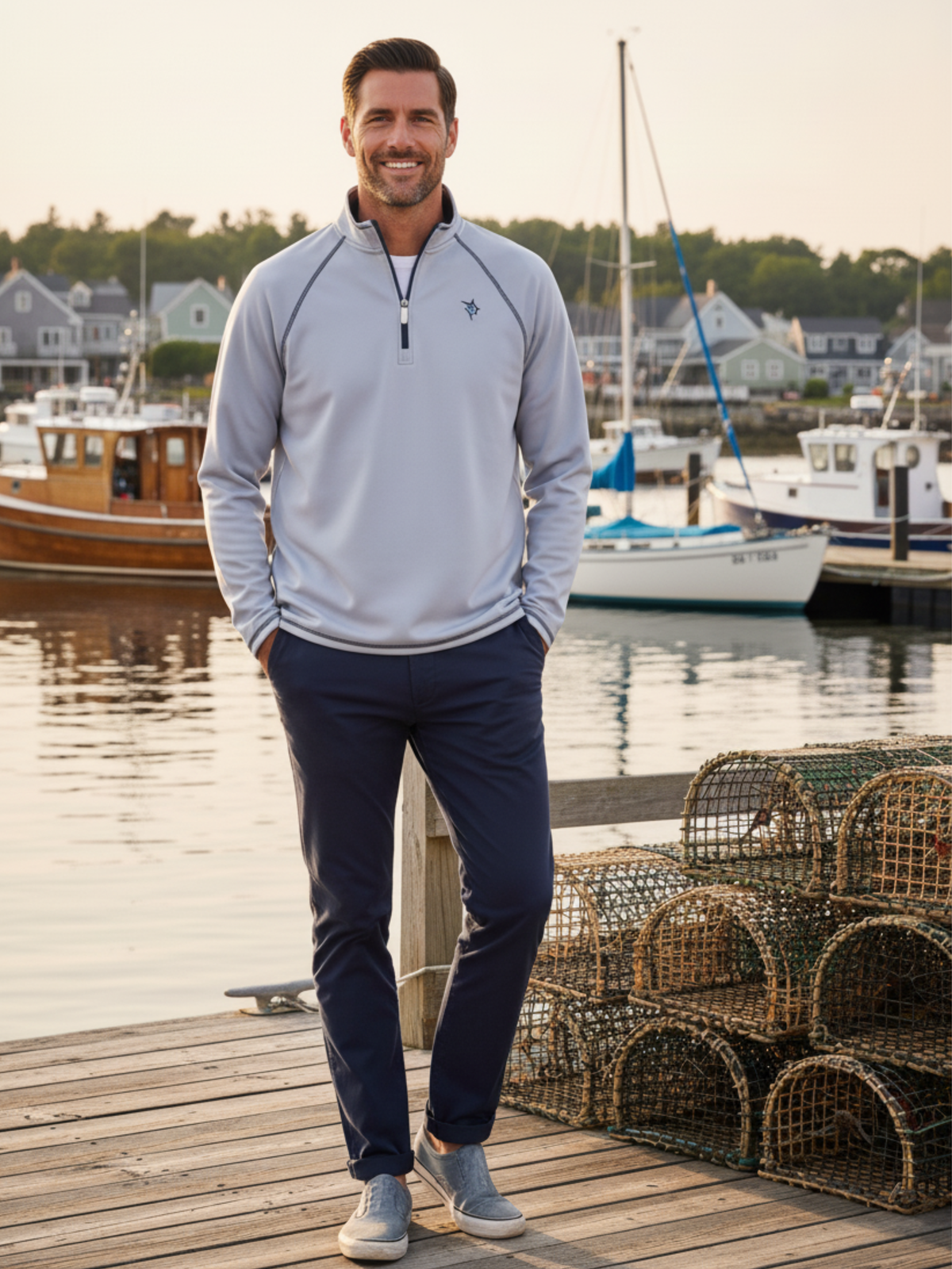 New Harbor Quarter Zip Pullover