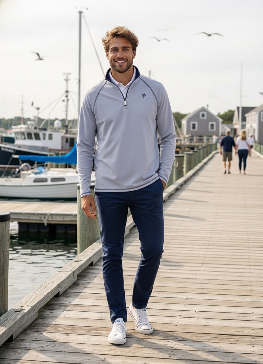 New Harbor Quarter Zip Pullover