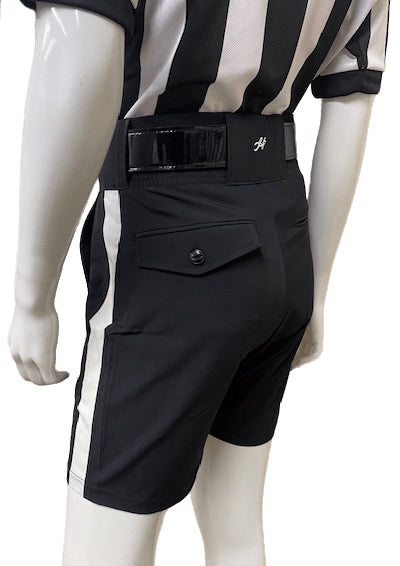 Lightweight Striped Football Officials Shorts