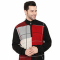 Color Block Quarter Zip Sweater
