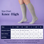Knee-High Compression Socks - Stripes (20-30 mmHg)