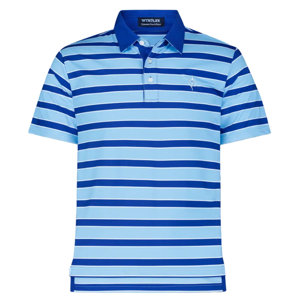 Fairway Striped Performance Polo